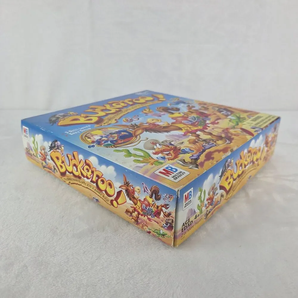 Milton Bradley Buckaroo Game Saddle Stacking Buckeroo 2004 Vintage 100% Complete